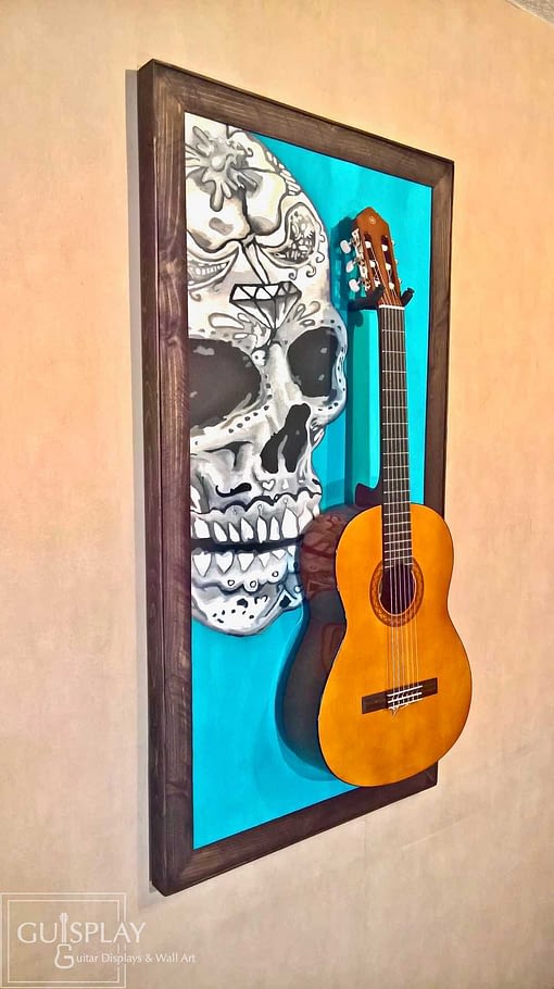 Mexican Skull Guitar Hanger Stand 30(watermarked)