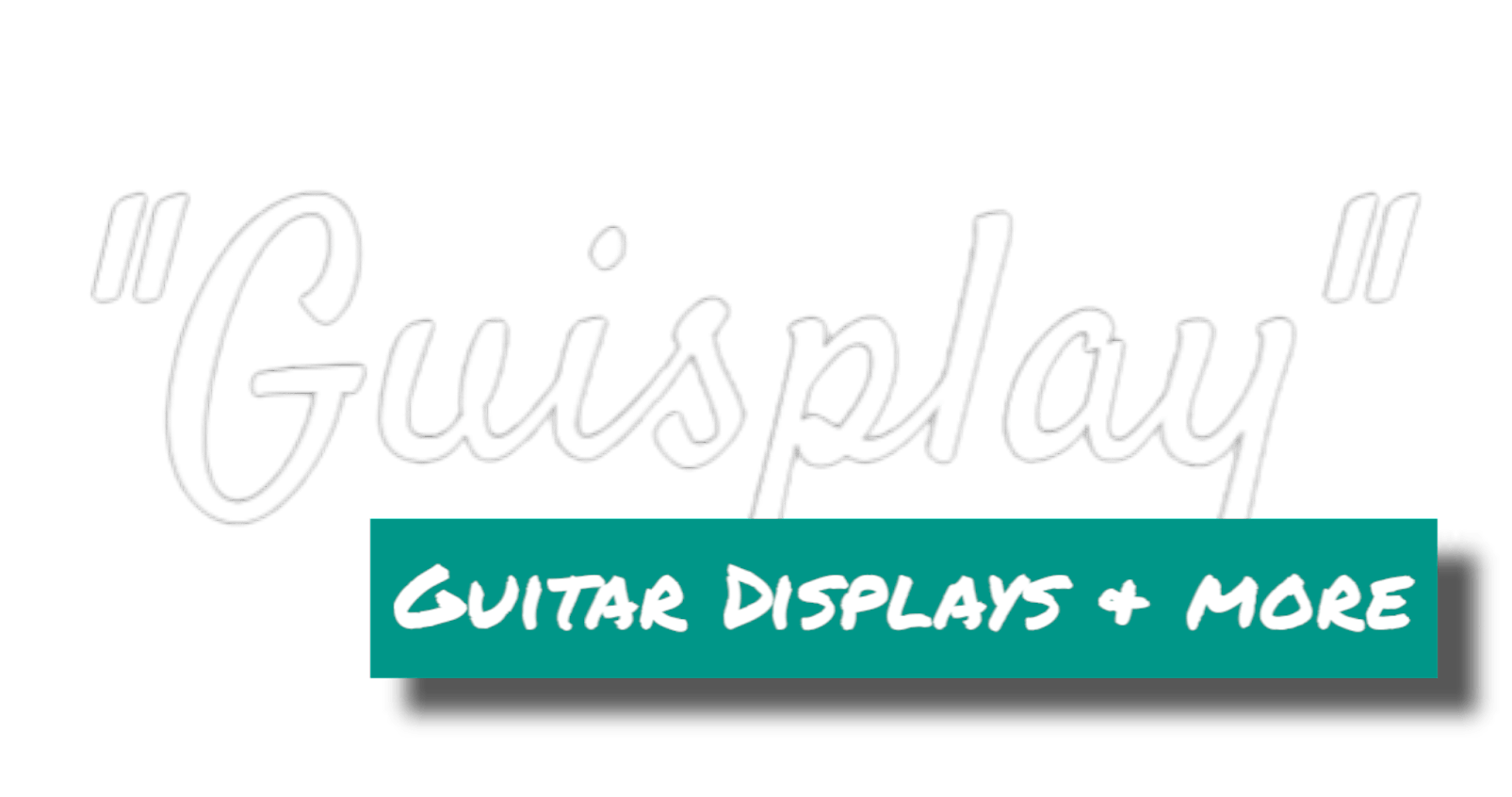 Guisplay Logo Guitar Display Background home