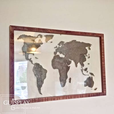 GUISPLAY World map planisphere Wall Art creations 1(watermarked)